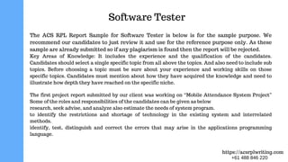 Acs rpl samples | PDF
