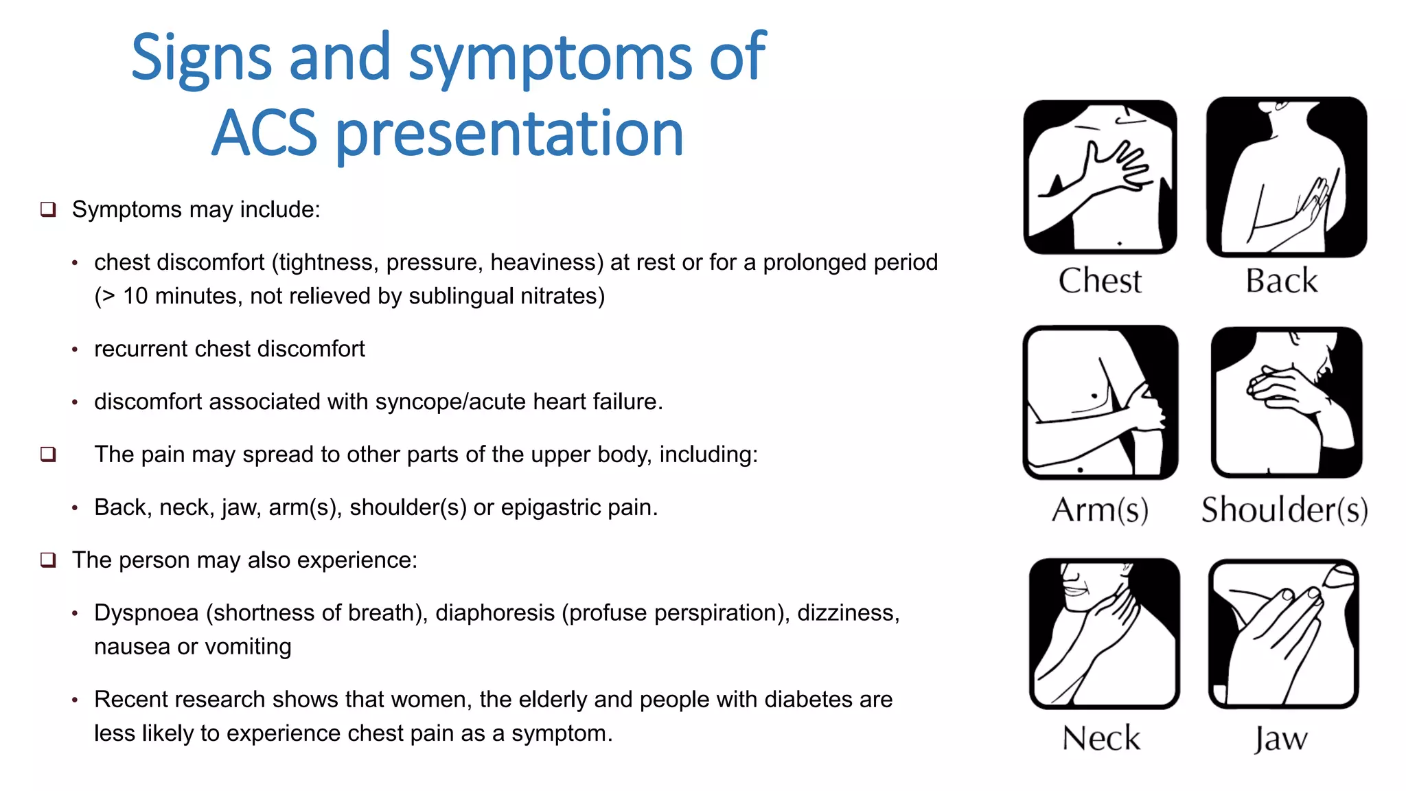 Acute Coronary Syndrome - Overview | PPTX