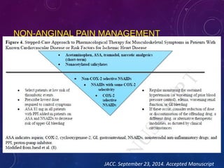 NON-ANGINAL PAIN MANAGEMENT
JACC. September 23, 2014. Accepted Manuscript
 
