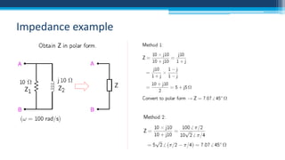 Impedance example

 