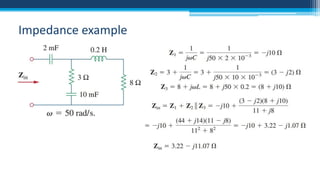 Impedance example

 