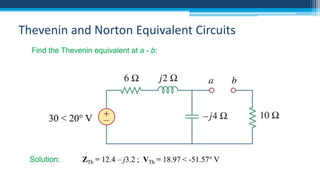 Thevenin and Norton Equivalent Circuits

 