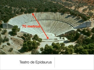 Salas con acústica variable
• Hoy en día, muchas salas se diseñan para ser multiuso. 

• Se diseña la sala para el uso principal 

• Se permiten ajustes para modiﬁcar la acústica para otras aplicaciones
 