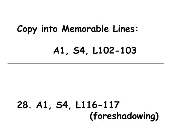 Romeo & Juliet Act 1 Sticky Notes | PPT