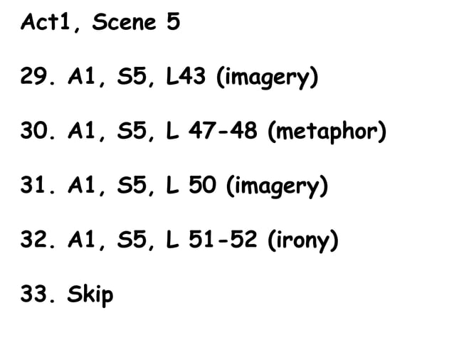 Romeo & Juliet Act 1 Sticky Notes | PPT