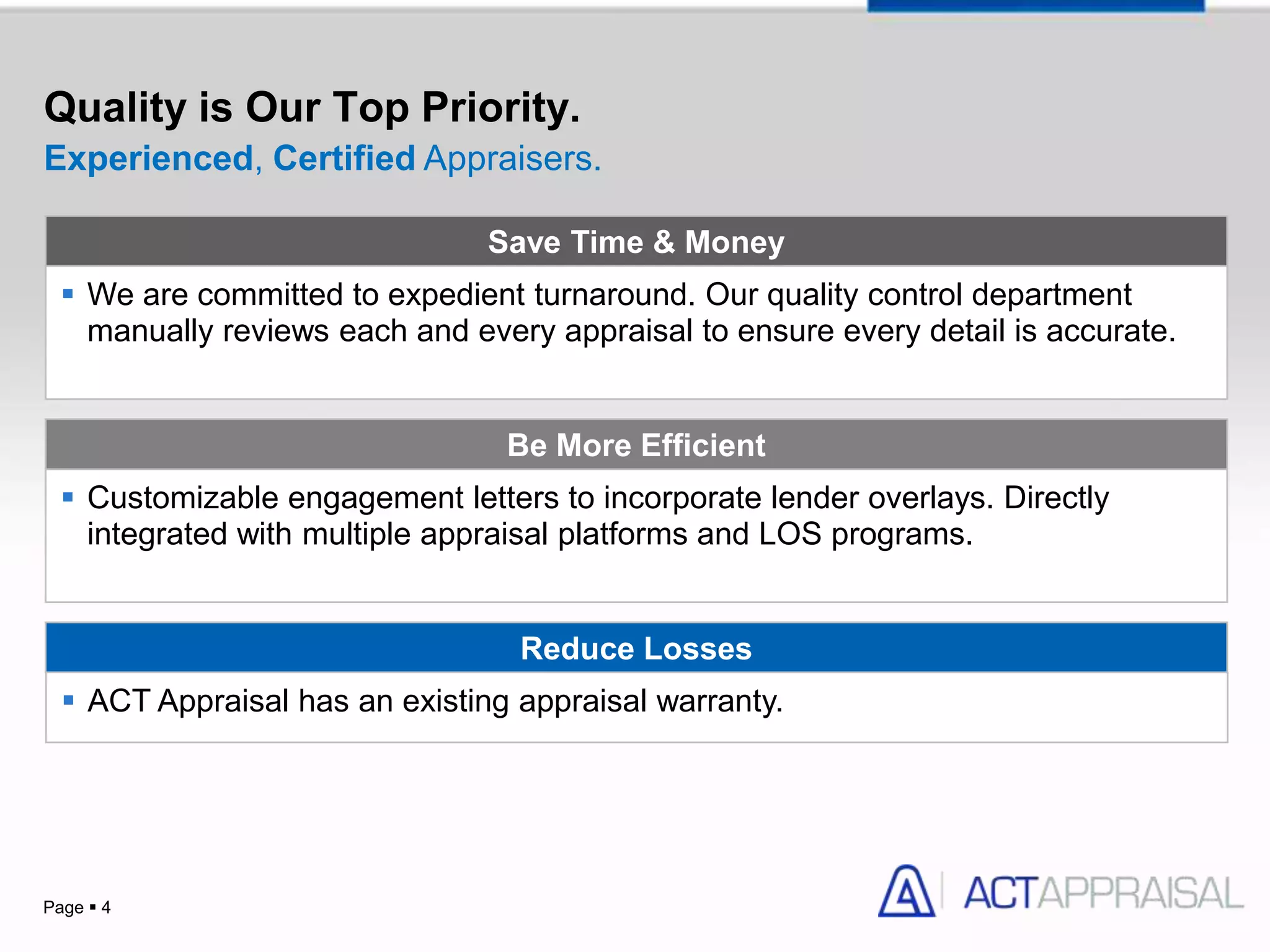 Act Appraisal