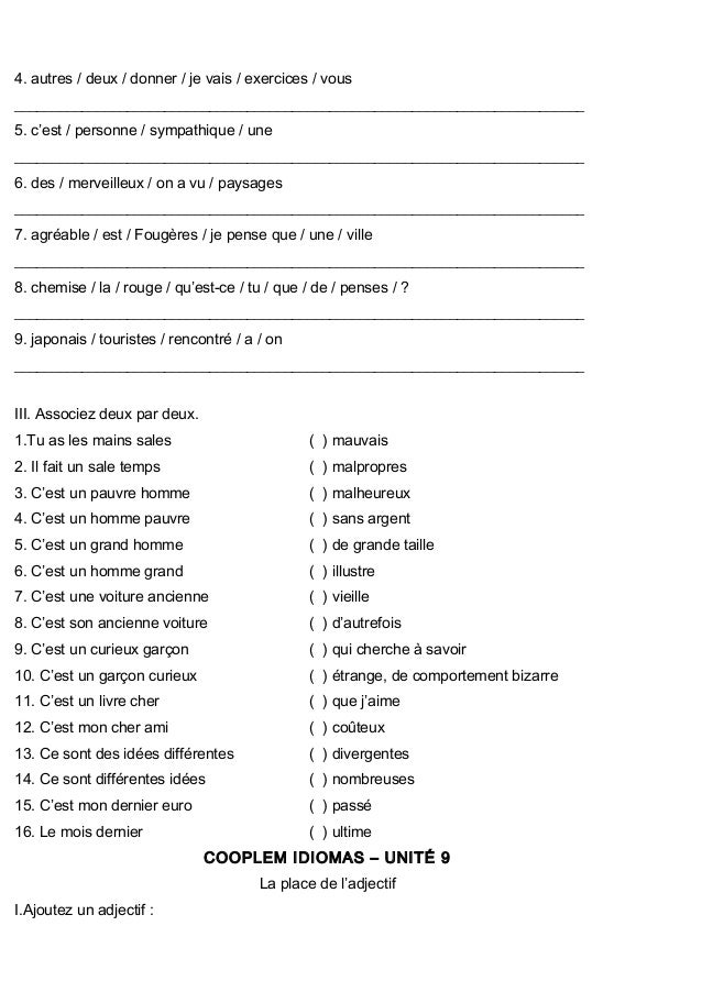 adjectif