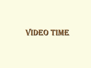 VIDEO TIMEVIDEO TIME
 