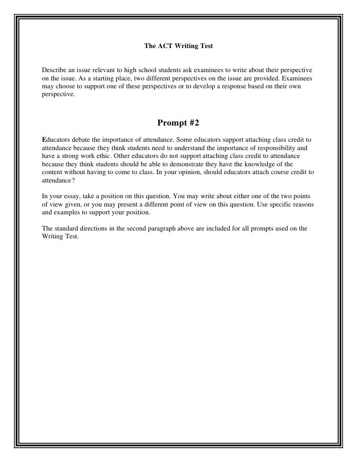 act assessment workshop prompts act writing prompts