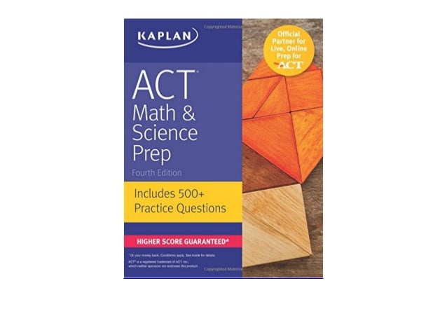 ACT Math Science Prep: Includes 500+ Practice Questions (Kaplan