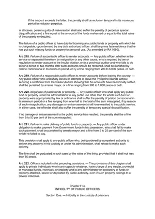 Act No 3815 Revised Penal Code Of The Phils Crimes Committed By