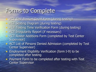 Act Training Presentation | PPT
