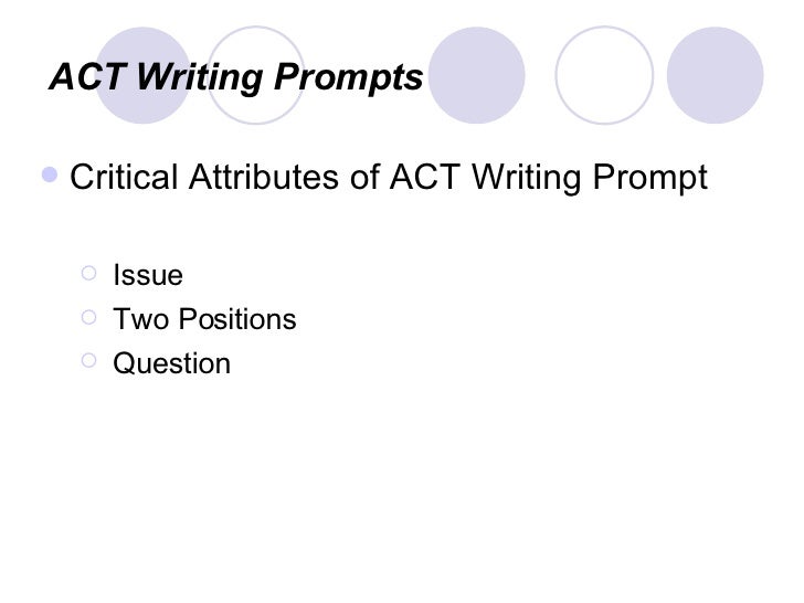 act writing prompts