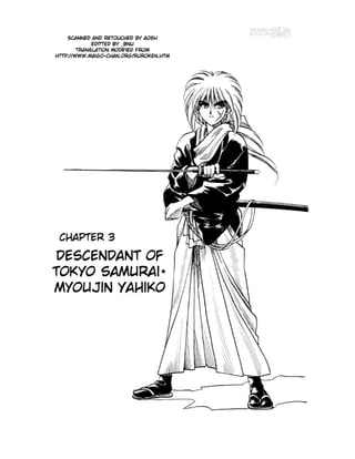 Rurouni Kenshin: Act 003 - Descendant of Tokyo Samurai