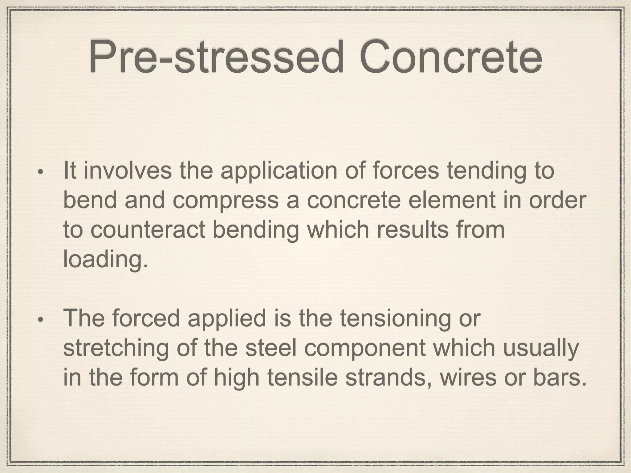 Prestressed Concrete | PPTX | Construction Industry | Industries