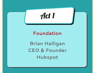 Ac! 1

 Foundation

Brian Halligan
CEO & Founder
   Hubspot
 