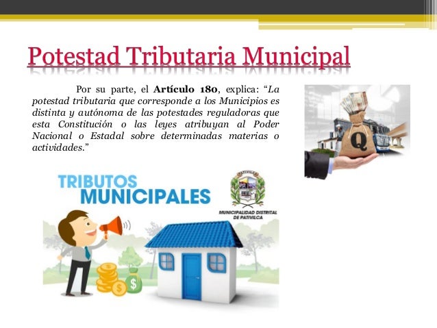 Potestad Tributaria Municipal, poder tributario