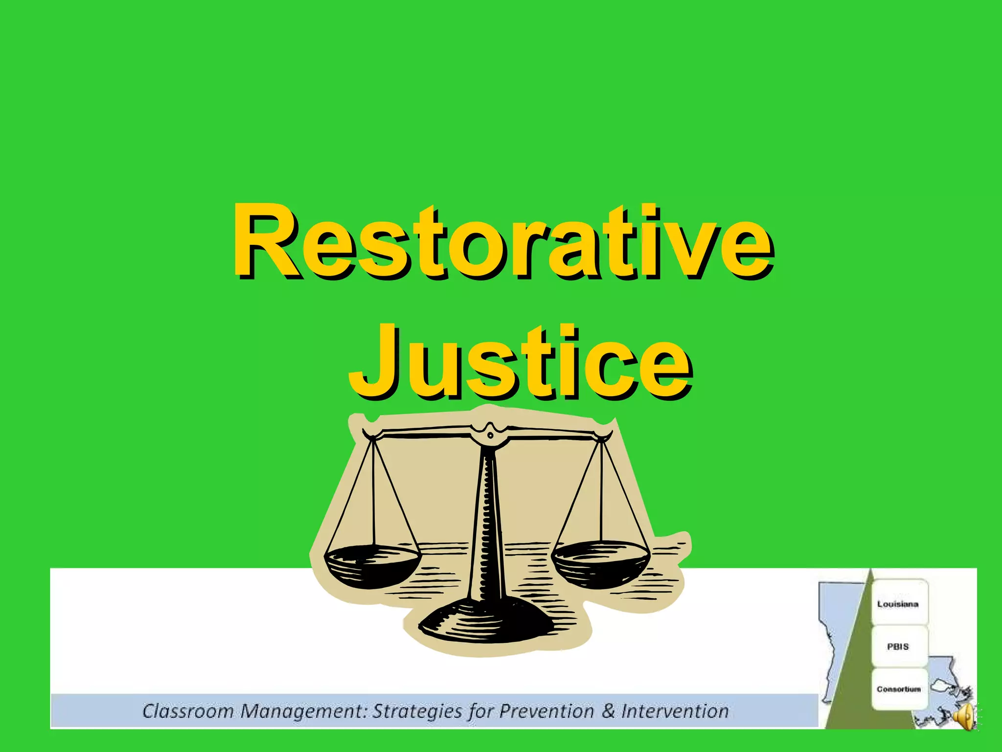 Restorative Justice 