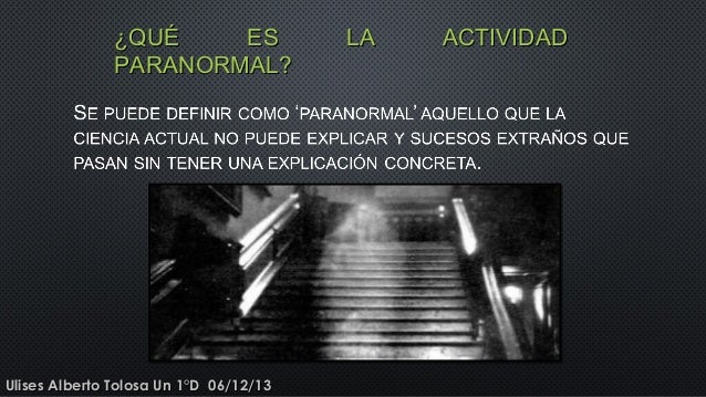 paranormal que es