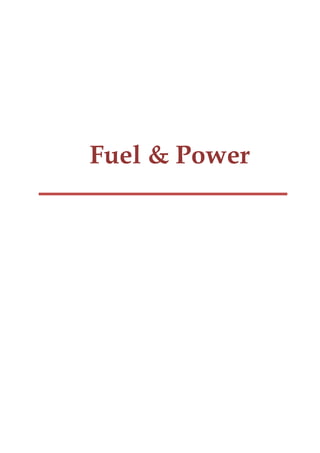 Fuel & Power
 