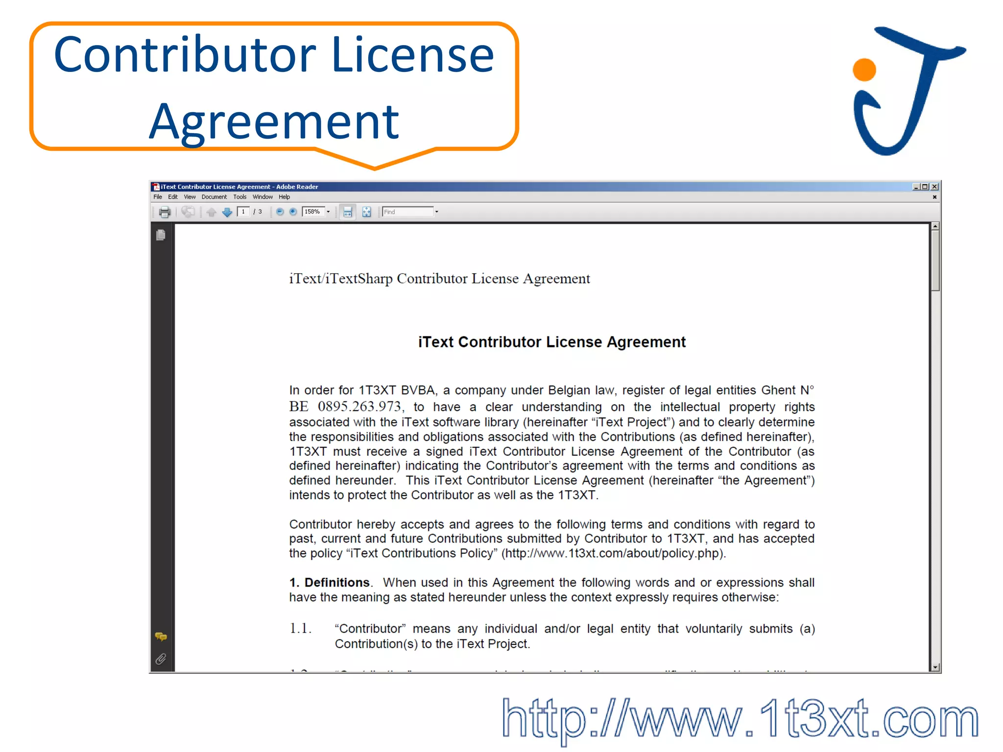 Contributor License
   Agreement
 