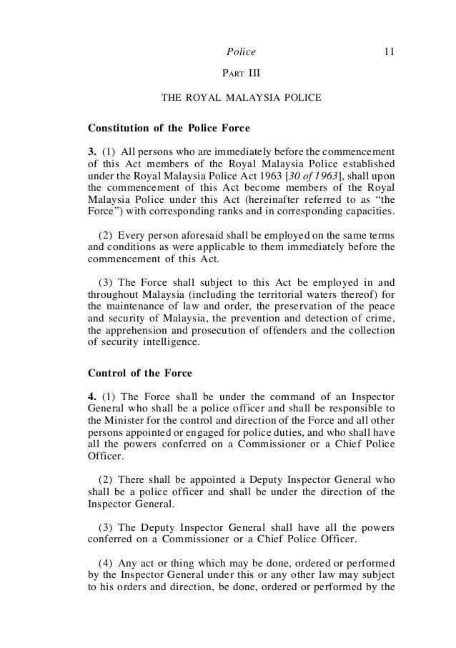 Act 344 Police Act