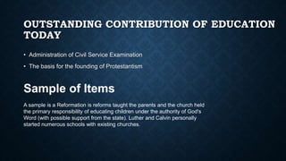 Historical foundation education. powerpoint presentation. | PPTX