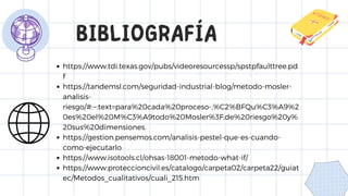 Métodos para la evaluación integral de riesgos | PPT
