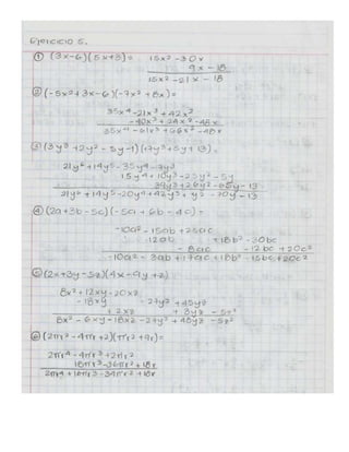 Actividad 4. Expresiones Algebraicas