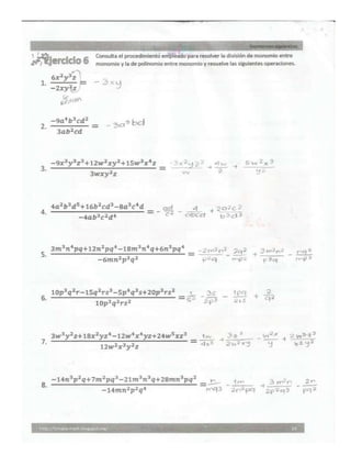 Actividad 4. Expresiones Algebraicas