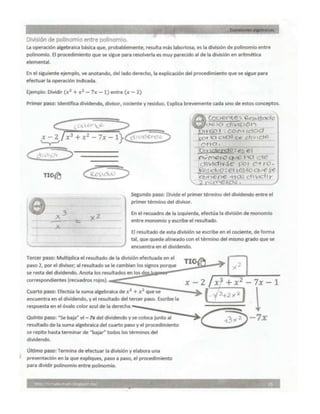 Actividad 4. Expresiones Algebraicas