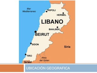 UBICACIÓN GEOGRAFICA
 