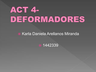  Karla Daniela Arellanos Miranda
 1442339
 
