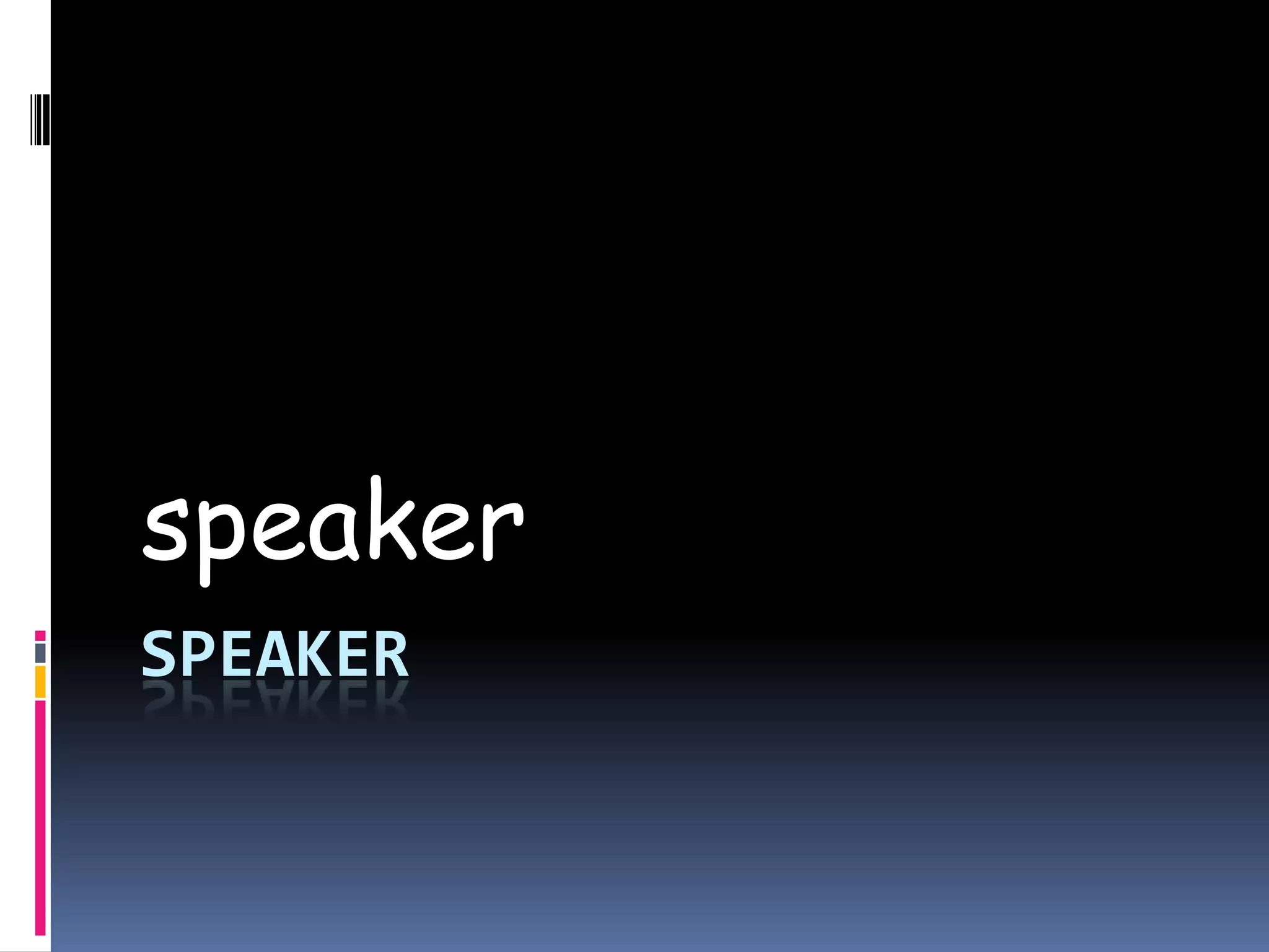 speakerspeaker