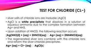 Comprehensive Guide to Identification of Anions in Solutions Using ...