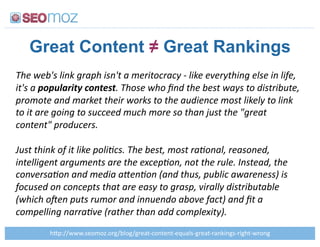 Great Content ! Great Rankings
!"#$%#&'($)*+,$-./0"$*(+'1$/$2#.*134./45$6$)*,#$#7#.51"*+-$#)(#$*+$)*8#9$
*1'($/$!"!#$%&'()*+",(-.(:$!"3(#$%"3$;+<$1"#$&#(1$%/5($13$<*(1.*&=1#9$
0.3231#$/+<$2/.,#1$1"#*.$%3.,($13$1"#$/=<*#+4#$23(1$)*,#)5$13$)*+,$
13$*1$/.#$-3*+-$13$(=44##<$2=4"$23.#$(3$1"/+$>=(1$1"#$?-.#/1$
43+1#+1?$0.3<=4#.(:$

@=(1$1"*+,$38$*1$)*,#$03)*A4(:$!"#$&#(19$23(1$./A3+/)9$.#/(3+#<9$
*+1#))*-#+1$/.-=2#+1($/.#$1"#$#B4#0A3+9$+31$1"#$.=)#:$C+(1#/<9$1"#$
43+7#.(/A3+$/+<$2#<*/$/D#+A3+$E/+<$1"=(9$0=&)*4$/%/.#+#((F$*($
834=(#<$3+$43+4#01($1"/1$/.#$#/(5$13$-./(09$7*./))5$<*(1.*&=1/&)#$
E%"*4"$3G#+$0=1($.=23.$/+<$*++=#+<3$/&37#$8/41F$/+<$;1$/$
4320#))*+-$+/../A7#$E./1"#.$1"/+$/<<$4320)#B*15F:!
        35BCDD...>,*010W>0&8DA)08D8&*$-:(0%-*%-:*I2$),:8&*$-:&$%;+%8,:&+83-:.&0%8!
 