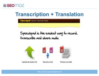 Transcription + Translation




        35BCDD...>,B**(3B$/>(01!
 