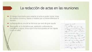 Acta.pptx partes, estructura, formato del Acta