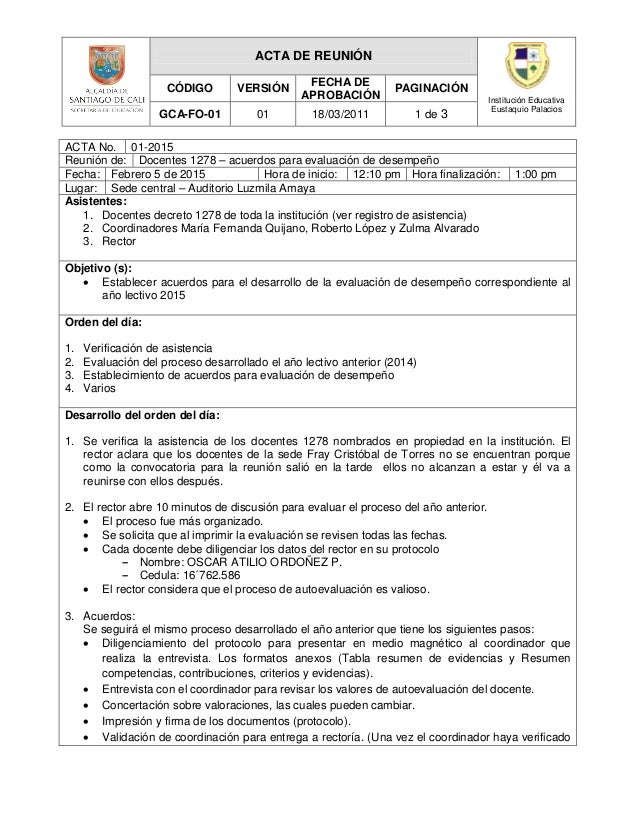 Acta 01 15 acuerdos evaluación de desempeño docentes 1278