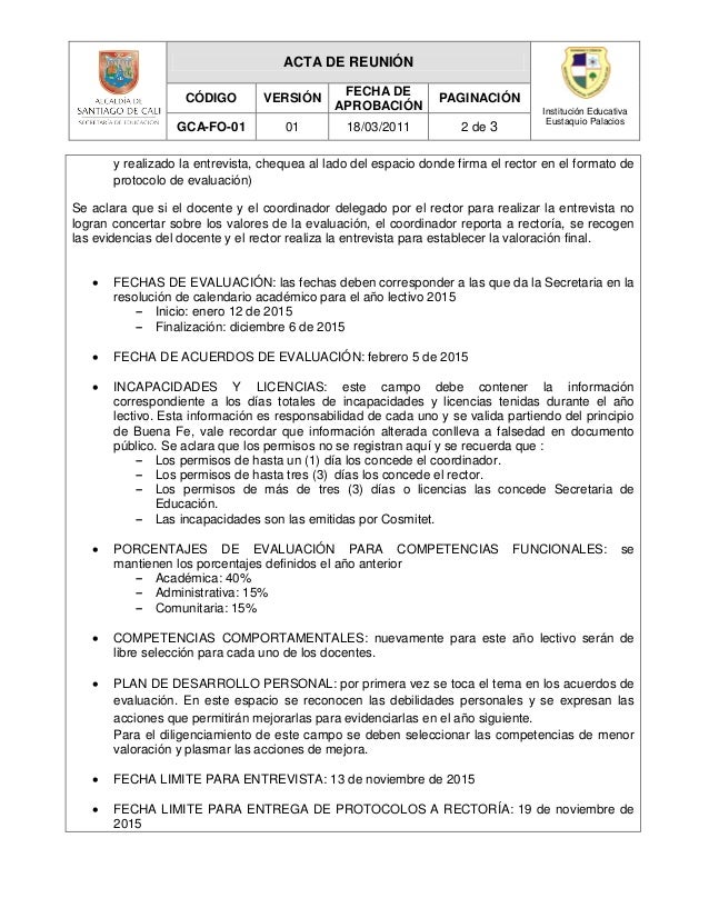 Acta 01 15 acuerdos evaluación de desempeño docentes 1278
