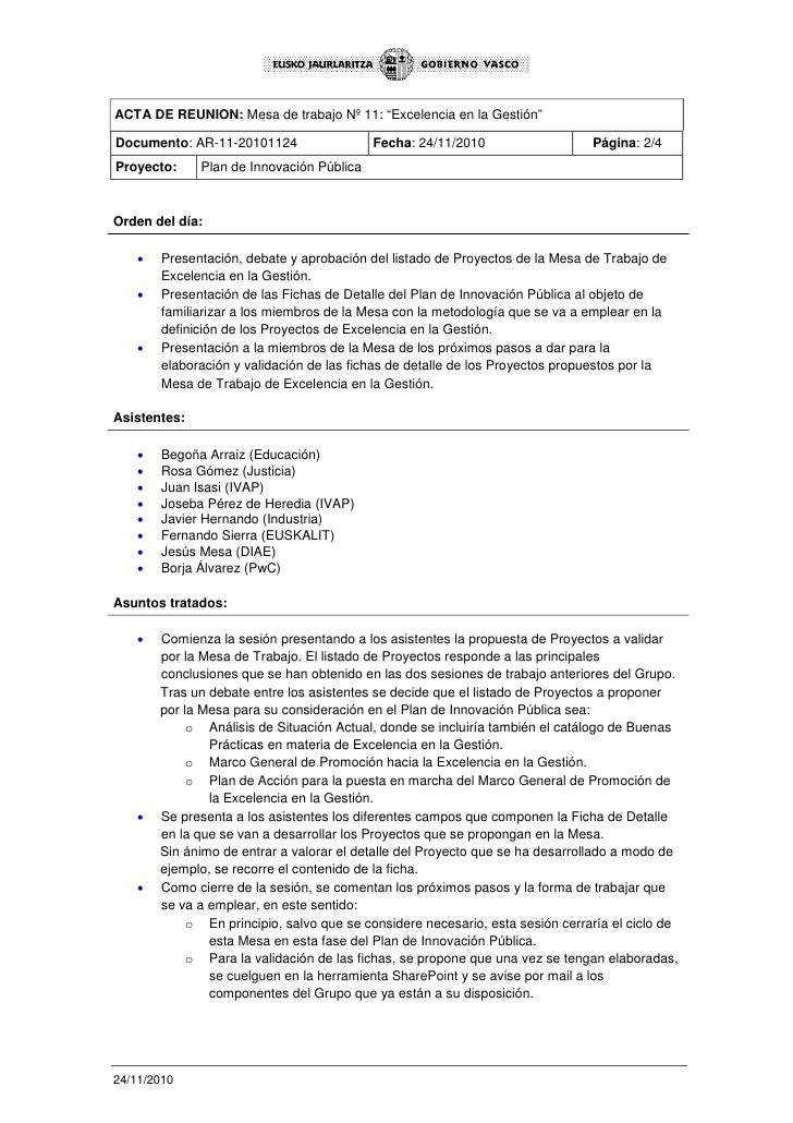 formato acta reunion de trabajo
