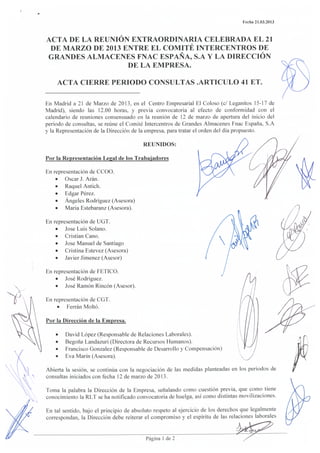 Acta cierre 41 y acuerdo fnac