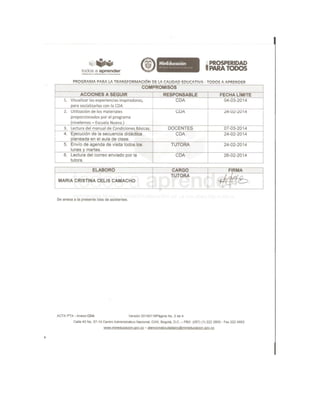 Acta conformacion cda
