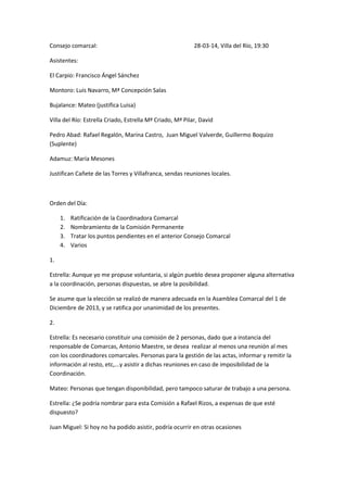 Acta consejo comarcal 28 03-14