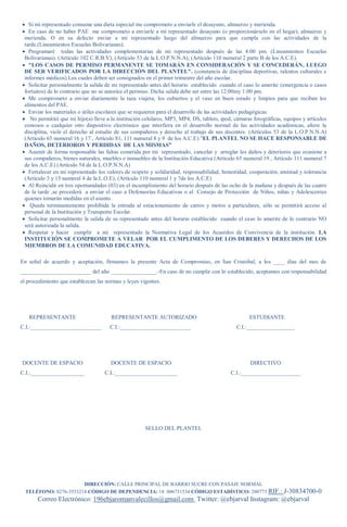 Acuerdos de Convivencia 2020 2021 | PDF