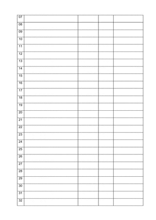 07
08
09
10
11
12
13
14
15
16
17
18
19
20
21
22
23
24
25
26
27
28
29
30
31
32