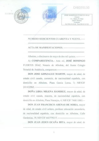 Acta notarial de IUGanemos Albolote para la gente