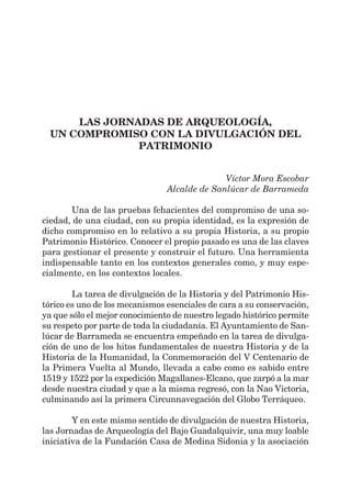 Actas de las II Jornadas de Arqueología del Bajo Guadalquivir