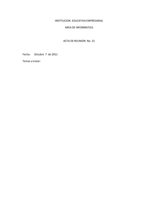 Actas informatica | DOCX