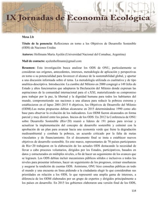 Actas IX Jornadas Economía Ecológica